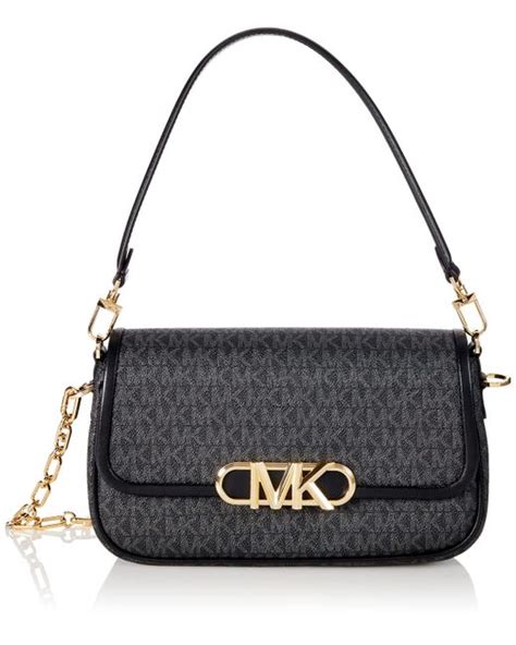 michael kors md flap shldr|michael kors parker shoulder bag.